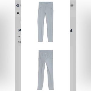 LULULEMON POWER THRU fast and free LEGGINGS